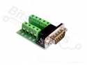 Schroefterminal voor DB9 RS232 connector male